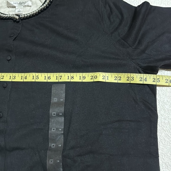 NWT Liz Claiborne 3/4 Sleeved Cardigan Sweater Size US 1X - Picture 6 of 13